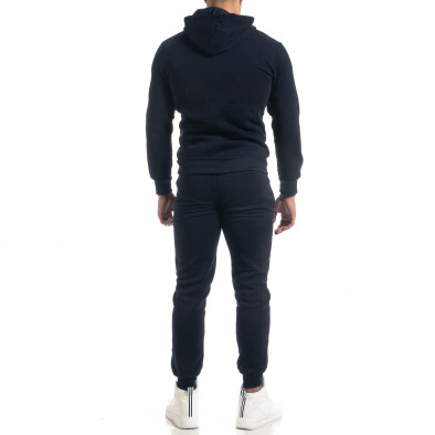 Мъжки ватиран спортен комплект в синьо New York it071119-40 5