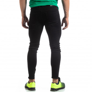 Мъжки черни дънки Skinny fit  it170819-42 3
