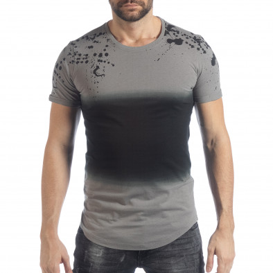 Мъжка тениска в сиво с преливане it040219-121 3