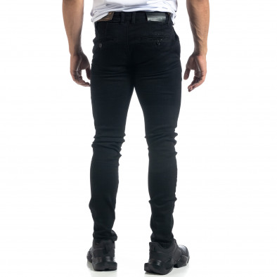 Мъжки черни дънки Slim fit it041019-25 4