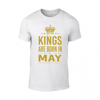 Мъжка тениска Kings Are Born In May, размер XL TMNSPM167XL 2