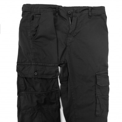 Черен Cargo Jogger панталон с цип 8166 tr301023-1 6
