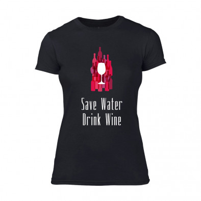 Дамска тениска Save Water Drink Wine, размер M TMNSPF076M 2