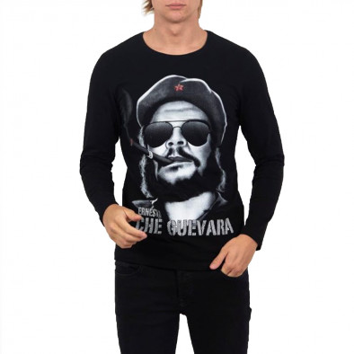 Мъжка черна памучна блуза Che Guevara tr200922-3 2