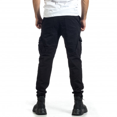 Мъжки черен Cargo Jogger панталон tr021221-1 3