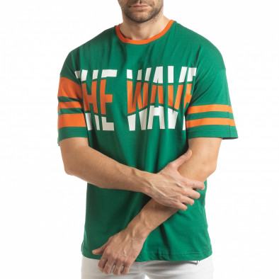 Зелена мъжка тениска The Wave tsf190219-38 2