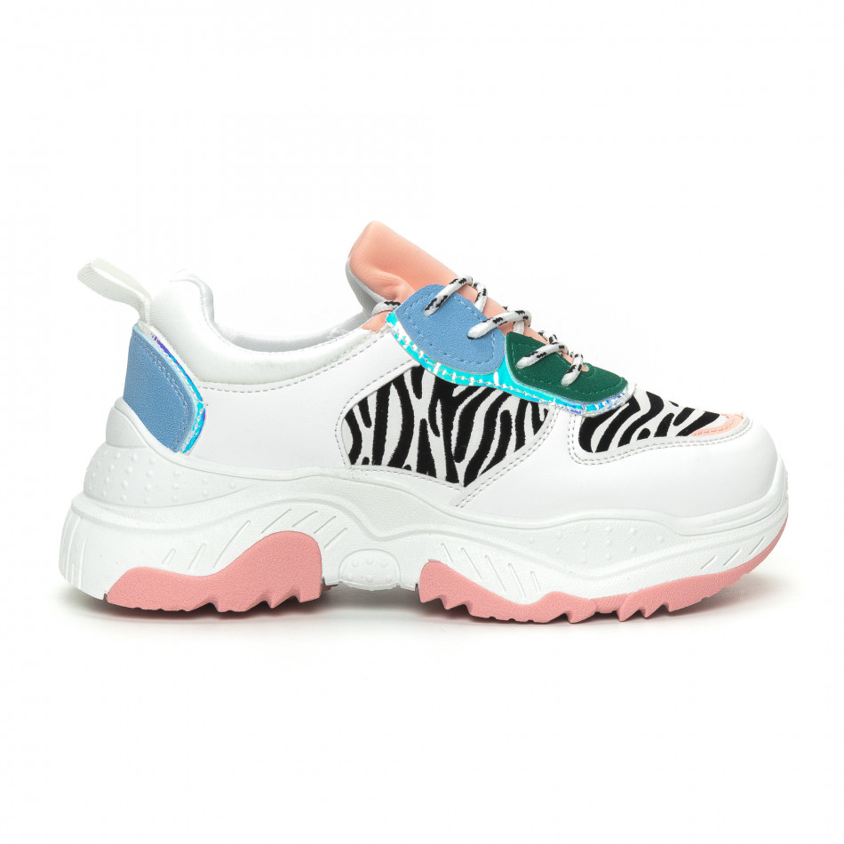 Колоритни Chunky маратонки зебра мотив it150319-60