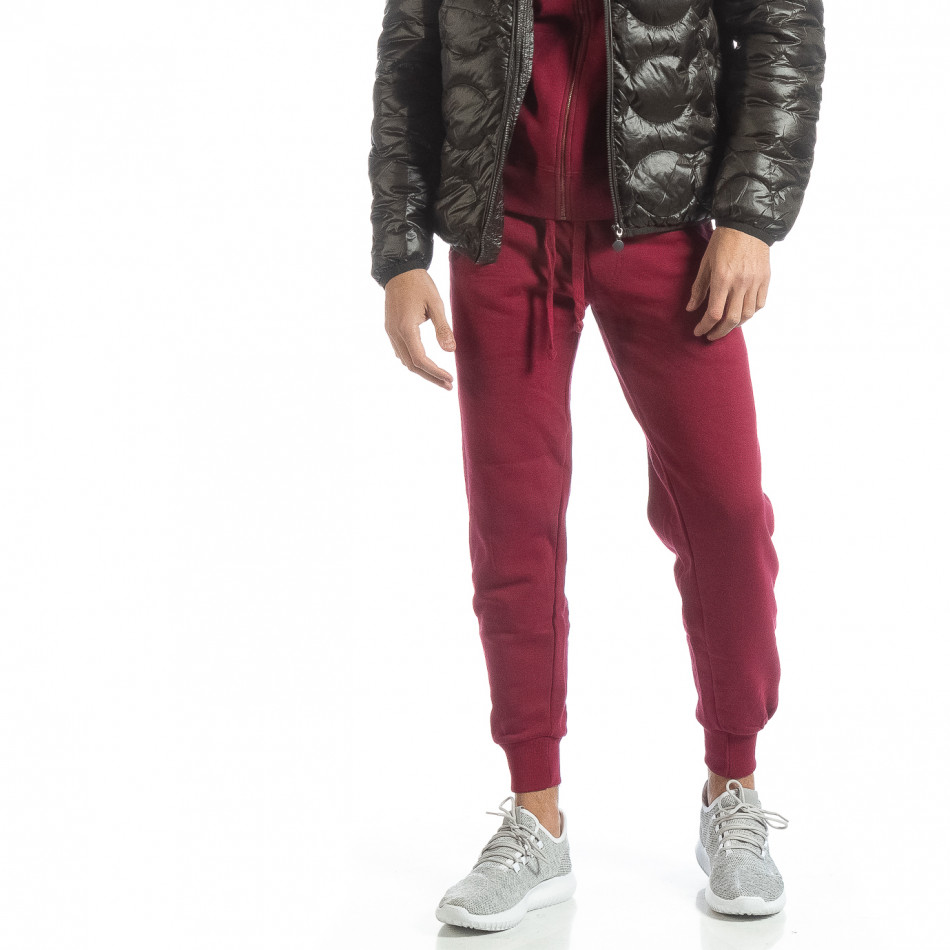 Basic мъжко долнище в бордо it051218-30