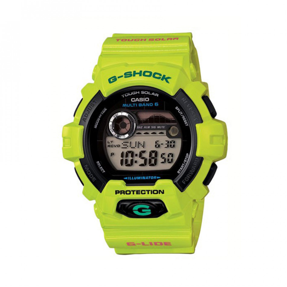 Мъжки спортен часовник Casio G-SHOCK неоново жълт GWX8900C3ER