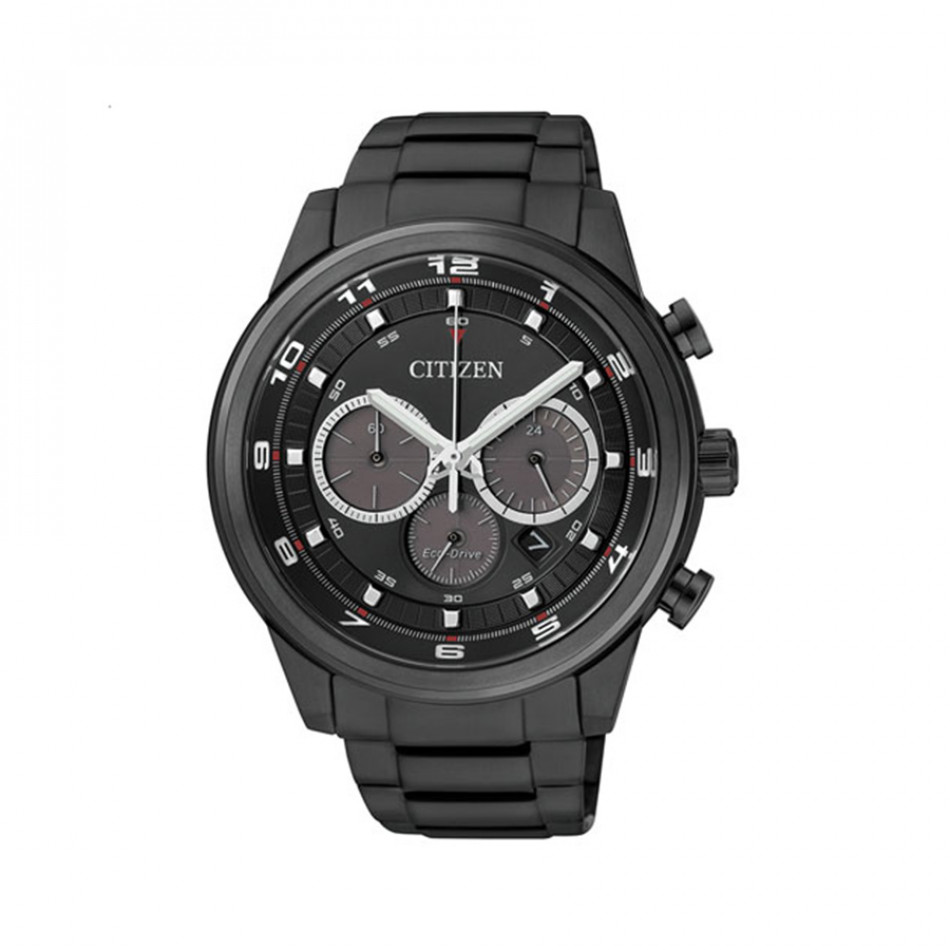 Мъжки часовник Citizen черен с бели цифри и индекси CA4035 57E