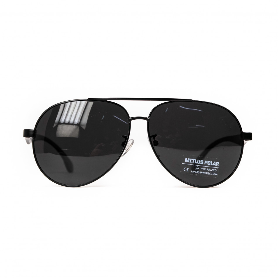 Черни пилотски слънчеви очила il020322-2
