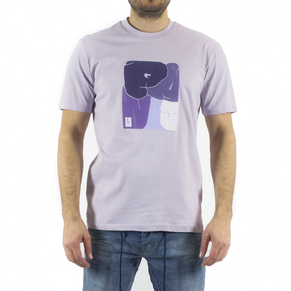 Мъжка лилава тениска Panic tr250322-90