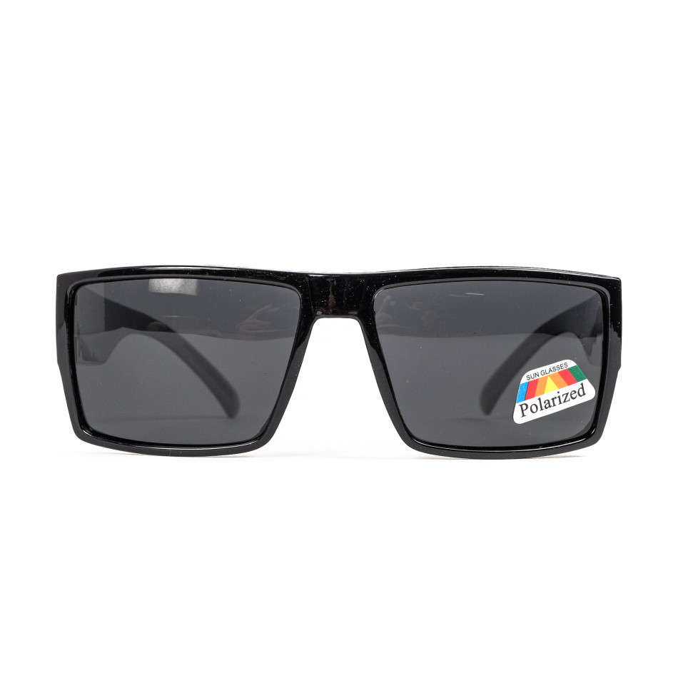 Черни трапецовидни очила широка дръжка il110322-24