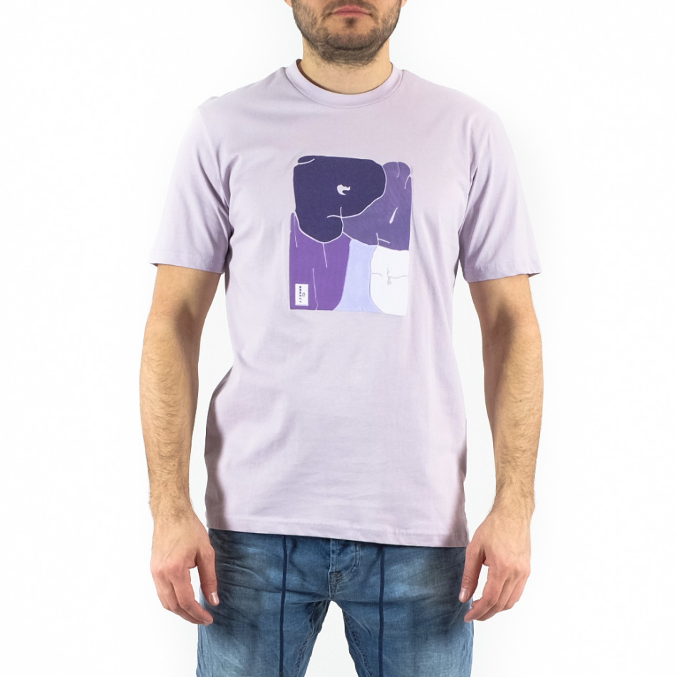 Мъжка лилава тениска Panic tr250322-90