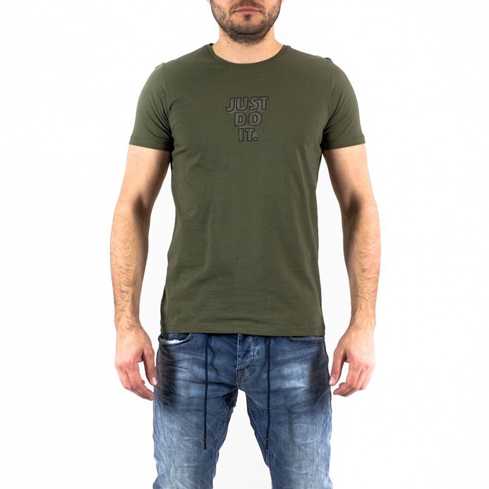 Мъжка зелена тениска Just Do It tr250322-63