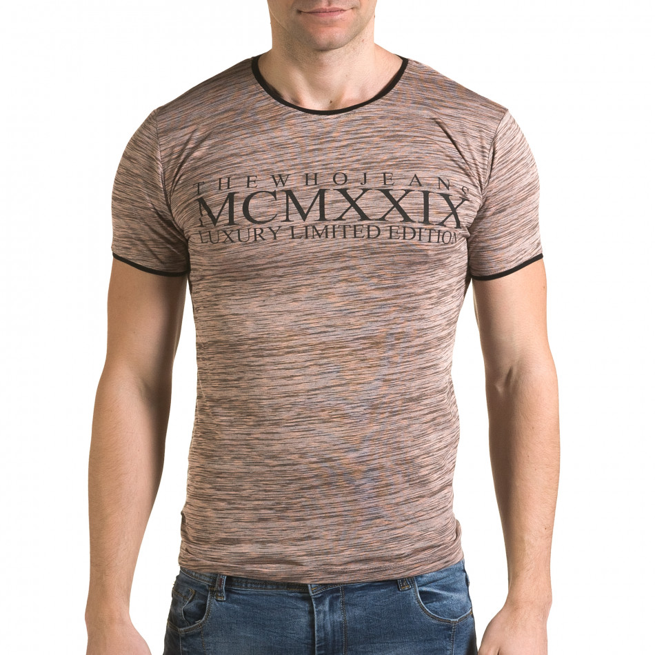 Мъжка розова тениска MCMXXIX il120216-37