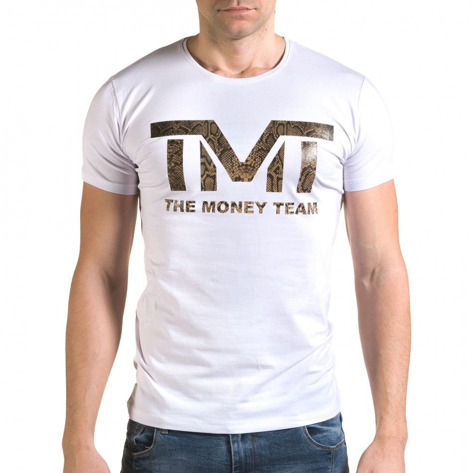 Мъжка бяла тениска TMT il120216-63