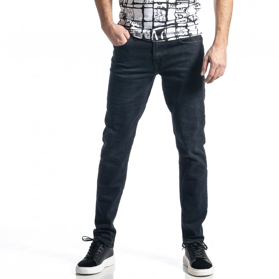 Long Slim мъжки тъмносини дънки tr010221-30