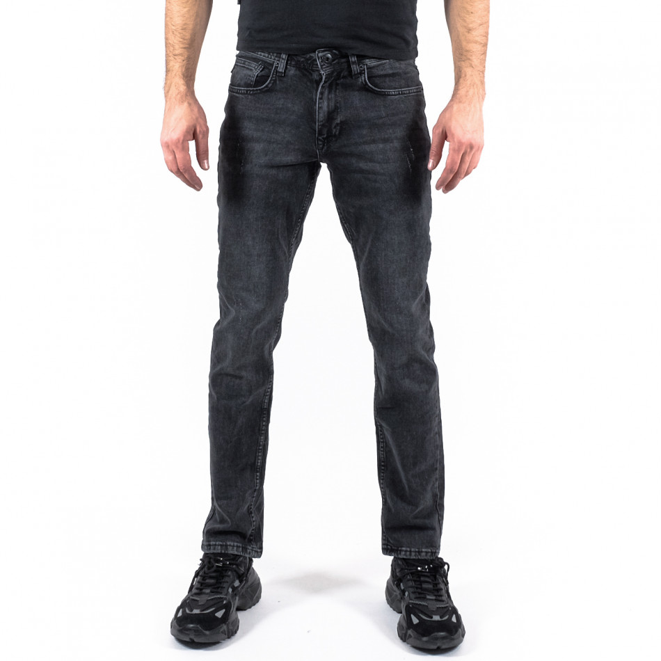 Basic Slim fit мъжки сиви дънки tr180322-3
