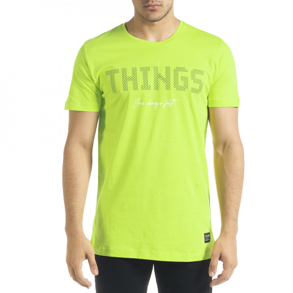 Неонова мъжка тениска Things tr080520-46