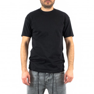 Unisex черна тениска с неонов Back print  2