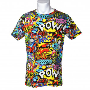 Мъжка тениска с комикси Pow  2