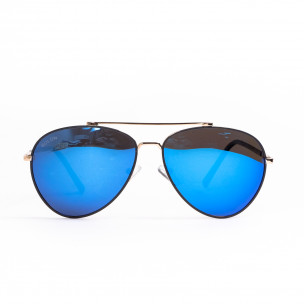 Пилотски слънчеви очила сини огледални Bolon