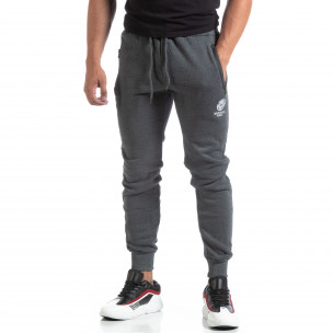 Сиво ватирано мъжко долнище Marshall Angel - FASHIONMIX.BG Сиво ватирано мъжко долнище Marshall Angel