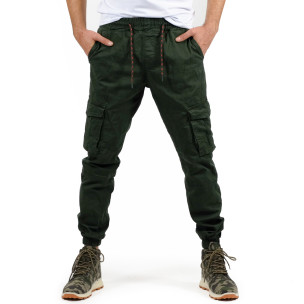 Мъжки зелен Cargo Jogger панталон 8175