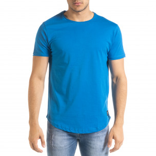 Basic мъжка тениска в синьо