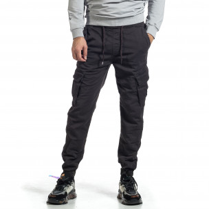 Мъжки сив Cargo Jogger панталон 