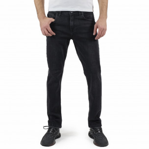 Basic Long Slim мъжки черни дънки 