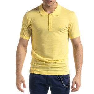 Мъжка тениска пике polo shirt в жълто 
