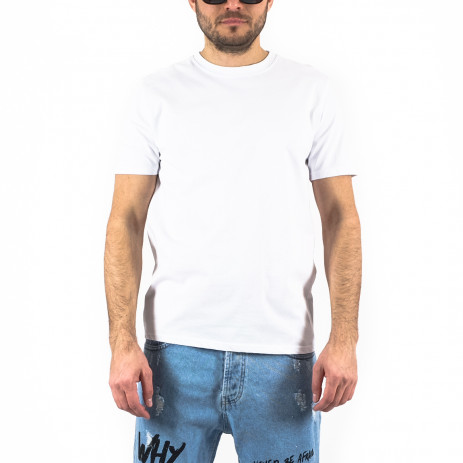 Мъжка бяла тениска Back print 2
