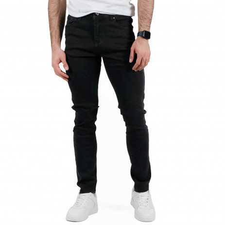 Basic Slim Long мъжки черни дънки