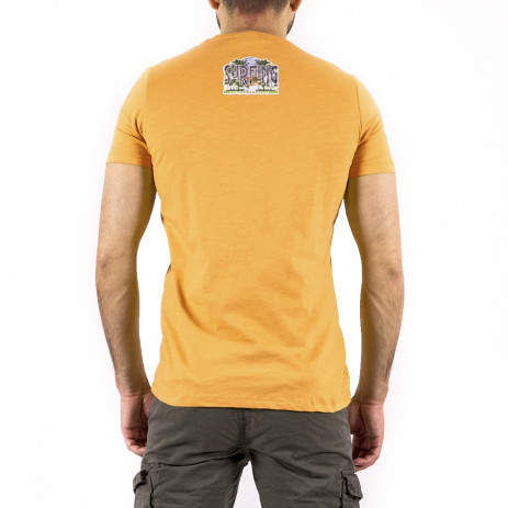 Мъжка оранжева тениска Surfing 2