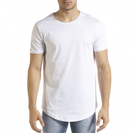 Basic мъжка тениска в бяло