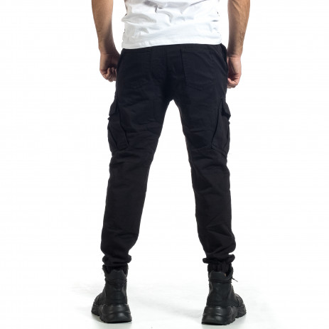 Мъжки черен Cargo Jogger панталон 8205 2