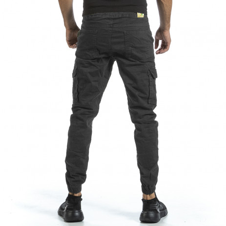 Сив Cargo Jogger панталон с ластик на кръста 95001 2
