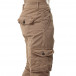 Мъжки панталон Cargo Jogger цвят камел tr120422-20 4