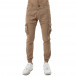 Мъжки панталон Cargo Jogger цвят камел tr120422-20 2