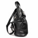 Черна чанта-раница с вариантно закопчаване il071022-19 5