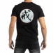 Мъжка черна тениска с източен мотив it261018-119 3