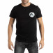 Мъжка черна тениска с източен мотив it261018-119 2