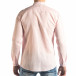 Мъжка риза от лен и памук в розово it210319-104 3