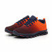 Неоново оранжеви мъжки маратонки с релефна подметка it110919-6 3
