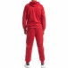 Червен мъжки спортен комплект с бели ленти it051218-90 3