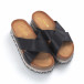 Дамски черни чехли с кръстосани каишки  it050619-87 3