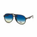 Опушени сини пилотски очила масивна рамка it030519-36 2