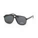 Черни класически трапецовидни слънчеви очила it030519-39 2